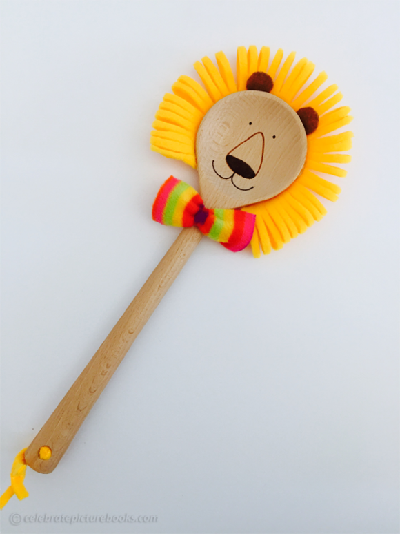celebrate-picture-books-picture-book-review-wooden-spoon-lion-craft