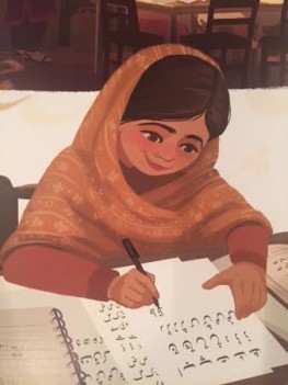 celebrate-picture-books-picture-book-review-for-the-right-to-learn-malala-yousafzai's-story-writing