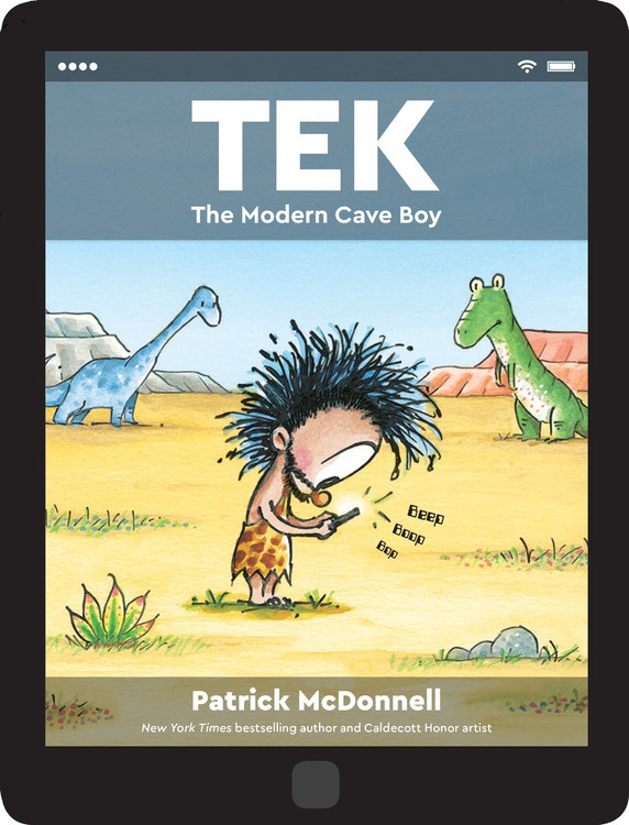 celebrate-picture-books-picture-book-review-tek-the-modern-cave-boy-cover