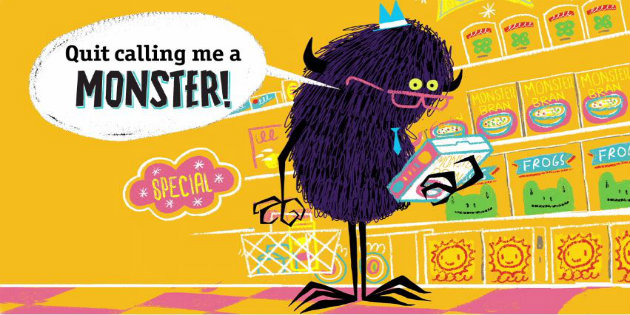celebrate-picture-books-picture-book-review-quit-calling-me-a-monster-floyd-shopping