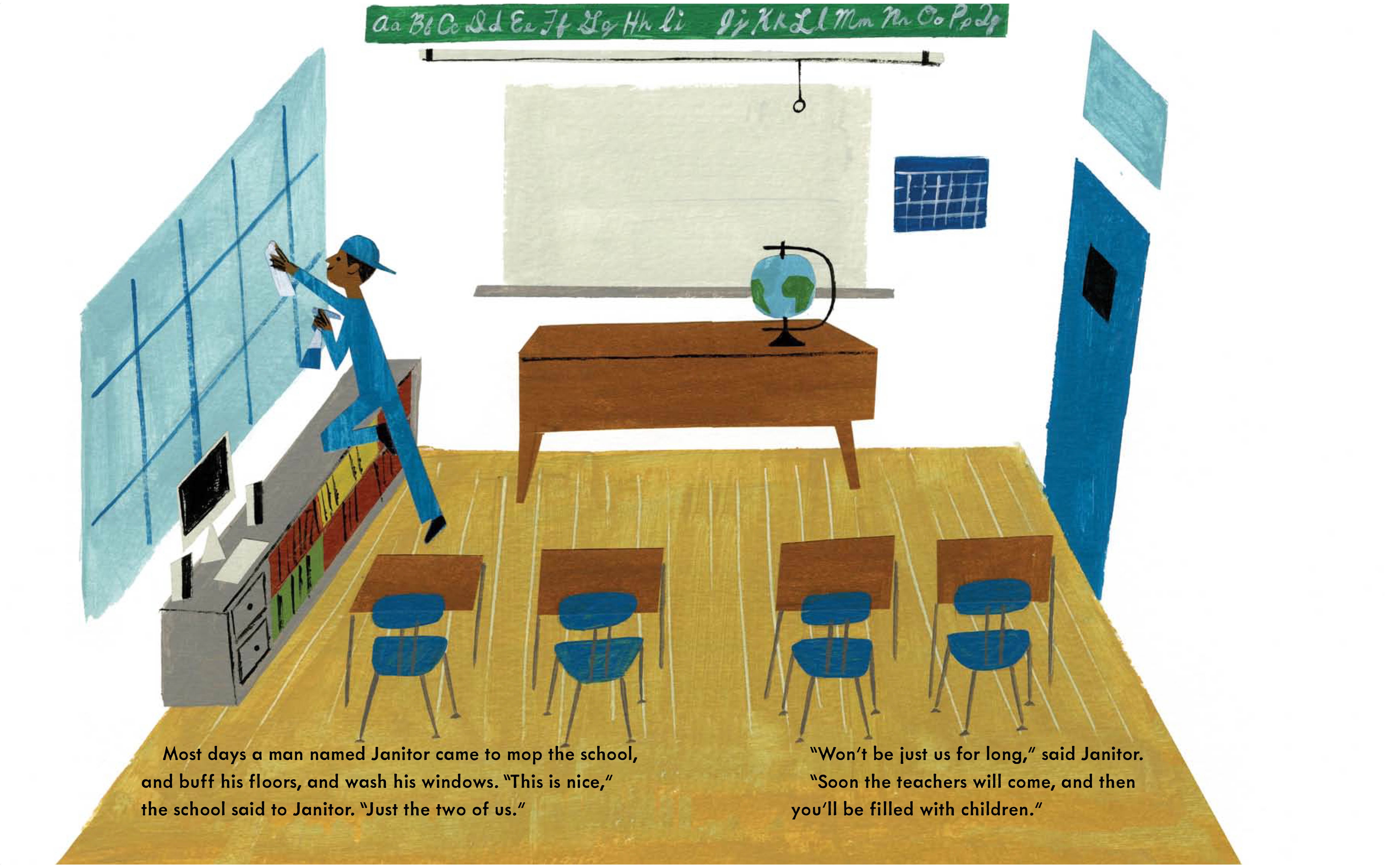 celebrate-picture-books-picture-book-review-school's-first-day-of-school-janitor