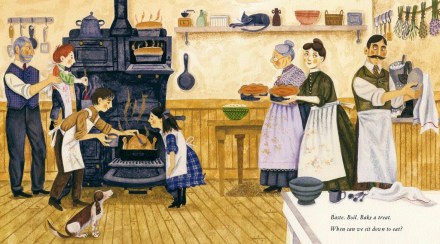 celebrate-picture-books-picture-book-review-sharing-the-bread-an-old-fashioned-thanksgiving-story-kitchen