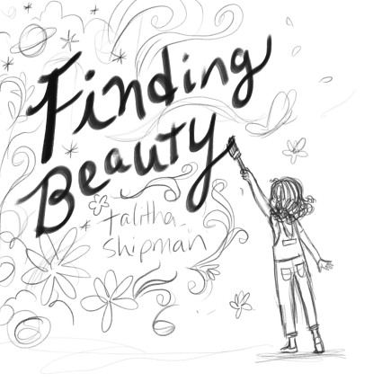 celebrate-picture-books-picture-book-review-Finding-Beauty-cover-sketch-painting