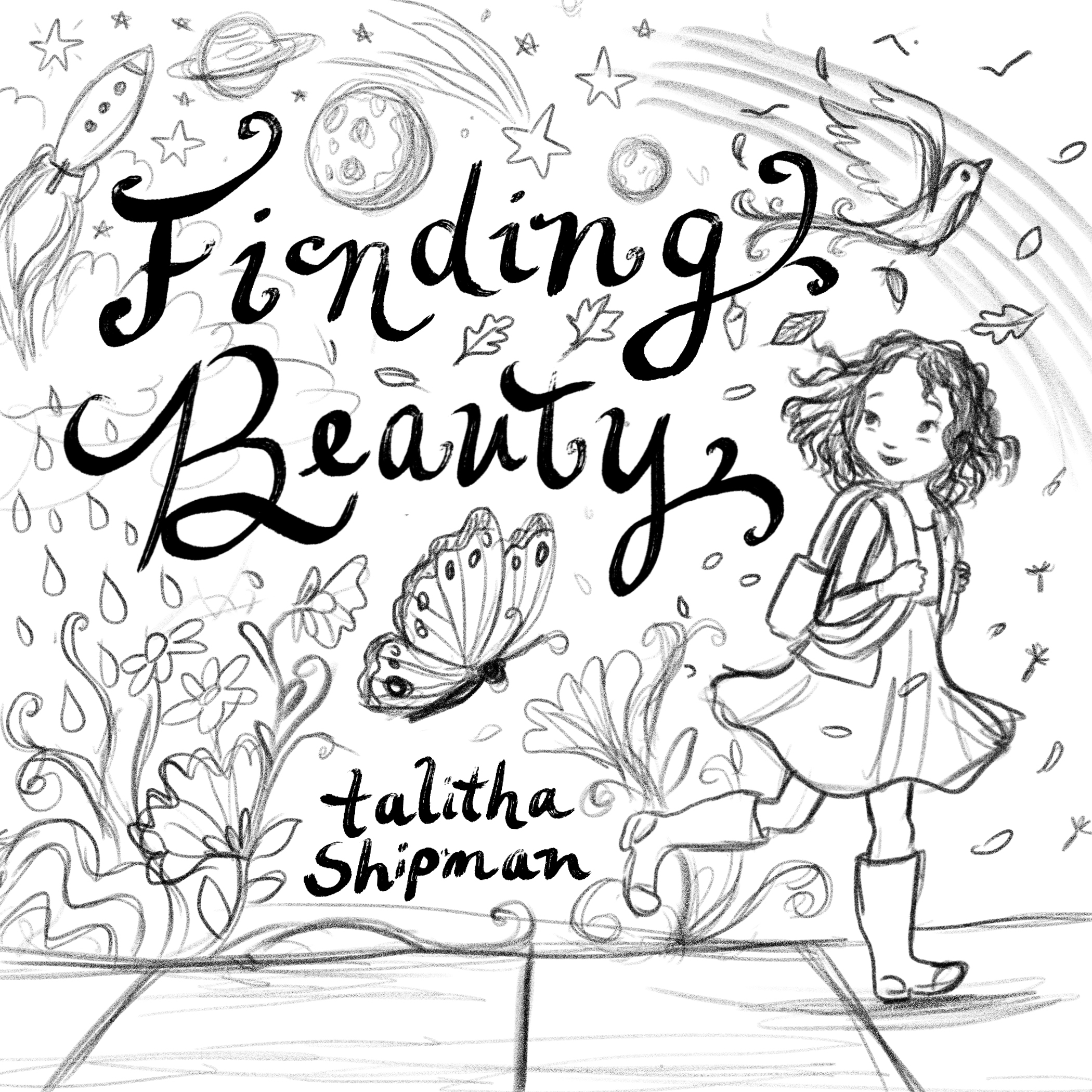 celebrate-picture-books-picture-book-review-Finding-Beauty-cover-sketch-walking-2