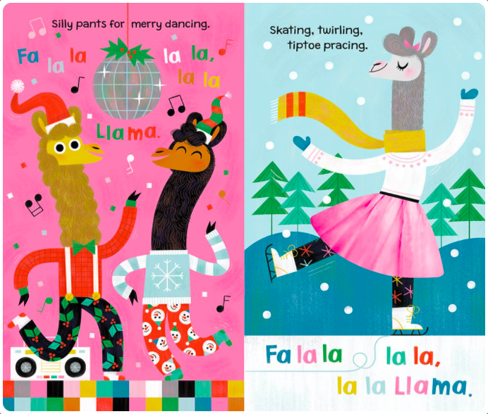 celebrate-picture-books-picture-book-review-fa-la-la-llama-dancing