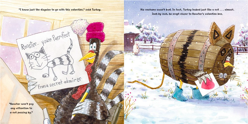 celebrate-picture-books-picture-book-review-turkey's-valentine-surprise-cat-disguise